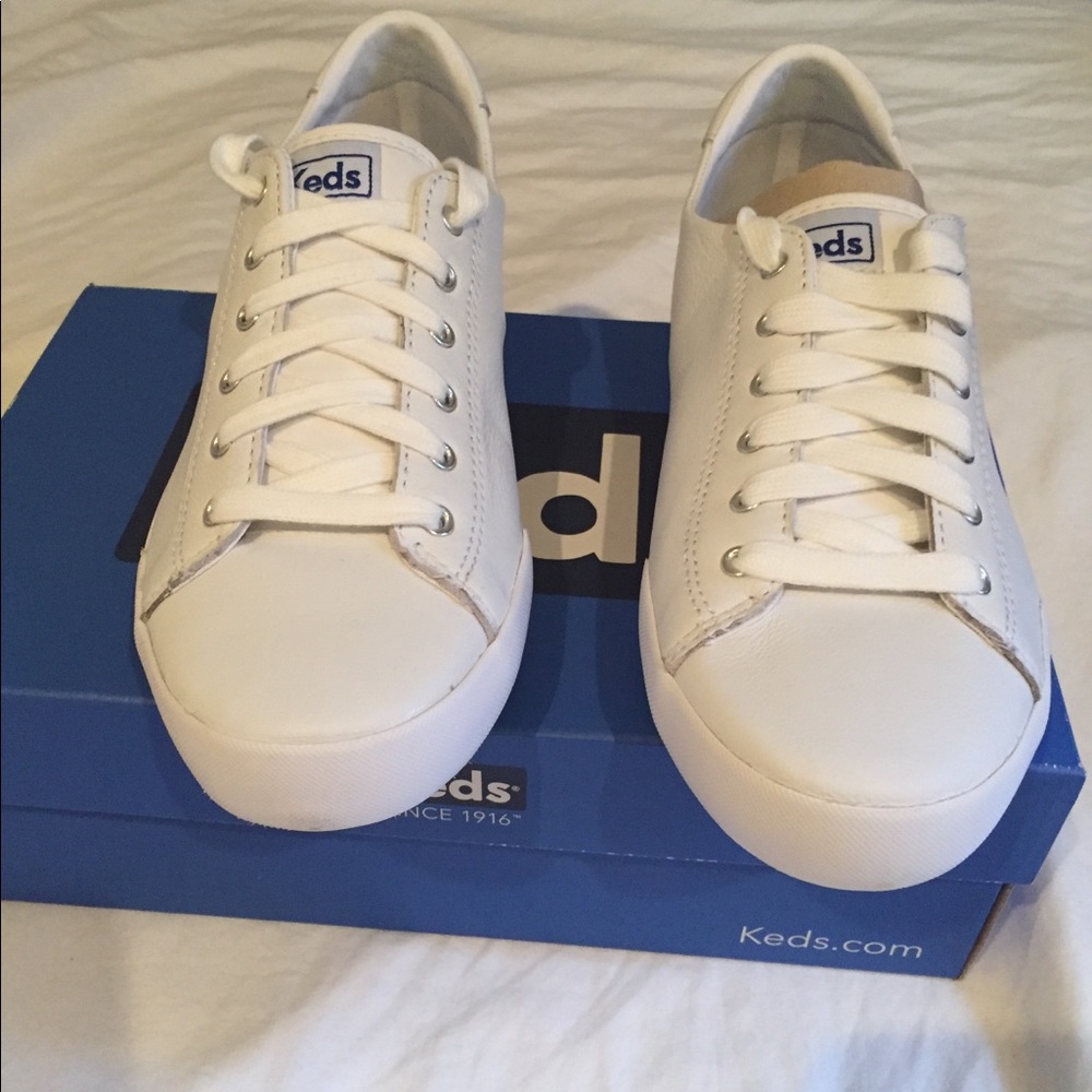 White Leather Keds size 7.5